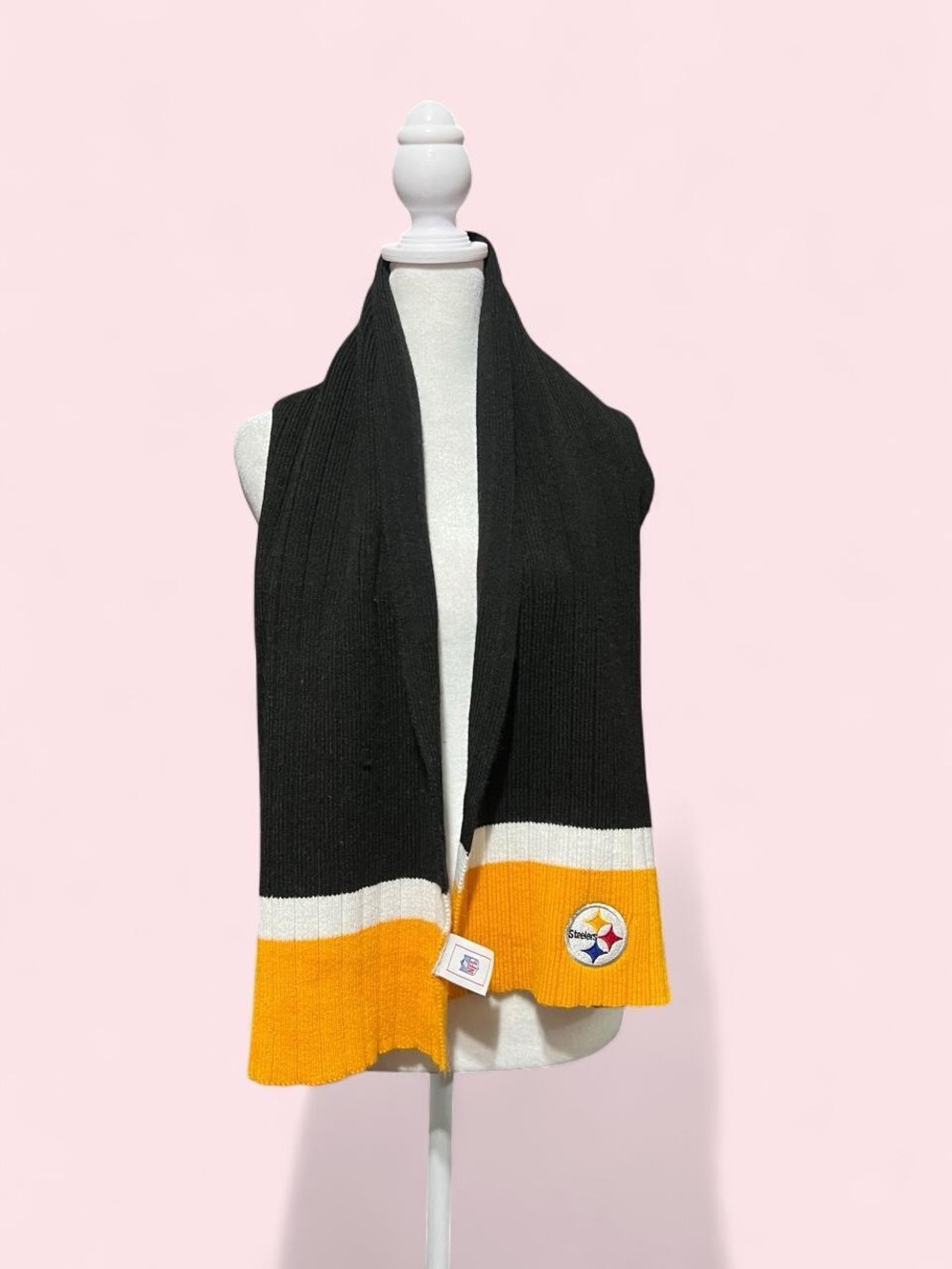 Steelers Black & Gold Knit Scarf